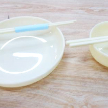 PLAカトラリーシリーズ皿・箸の画像